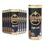 Barista Coffee Co. Medium Roast Caffe Latte Iced Coffee Drink Tin Can 250 ml (Pack of 12)