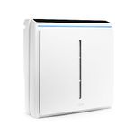 Rabbit Air A3 SPA-1000N Ultra Quiet HEPA Air Purifier, 6 stage filtration, Wall Mountable, For Large Rooms, Removes Airborne Allergens, Smoke, Dust, Mold, & VOCs (White, Odor Remover Filter)