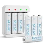 Lithium AA Batteries Rechargeable 1