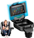 Integral Kids Console for Car Seat - Upgraded Car Organizer for Kids Adjustable Tablet Mount - Car Seat Cup Holder Console with Storage Container - Roadtrip Essentials for Kids - Standard Base