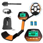 Metal Detector for Adults & Kids, GoGonova Kids Metal Detector, Waterproof Metal Detectors with High Accuracy Lightweight Search Coil, All Metal & Disc Modes for Junior & Youth Gold Detector