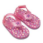 ONYC Premium Lemon Jellies Flip Flops for Baby Girls, Indoor and Outdoor Slipper for Kids with Strap (Purple, UK Footwear Size System, Toddler, Women, Age Range, Wide, 12 Months, 18 Months)