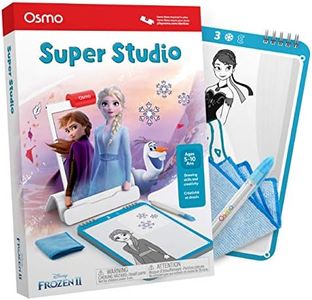 Osmo - Super Studio Disney Frozen 2 - Ages 5-11 - Learn to Draw - for iPad or Fire Tablet Educational Learning Games - STEM Toy Gifts for Kids, Boy & Girl - Ages 5 6 7 8 9 10 11 (Osmo Base Required)