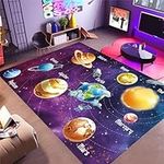 Osimiccp Outer Space Rug for Kids R