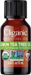 Cliganic Organic Lemon Tea Tree Essential Oil, 100% Pure Natural for Aromatherapy | Non-GMO Verified