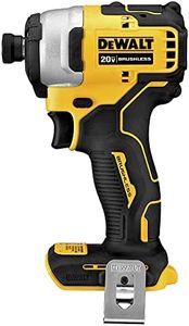 DEWALT ATOMIC 20V MAX* Impact Driver, Cordless, Compact, 1/4-Inch, Tool Only (DCF809B)