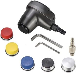 Air Palm Hammer Handheld Pneumatic Hammer Dead Blow 1000 Stroke with 6 Tips Different Hardness Hammer Heads for metal folding Plastic Inlay Assembly