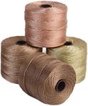 The Beadsmith S-Lon #18 Nylon Cord – Warm Neutrals Mix – Tex210 Cord, .5mm Diameter, 4-Pack, 77 Yard Spools – for Stringing Beading Crochet, Micro-Macrame Jewelry & Kumihimo Projects