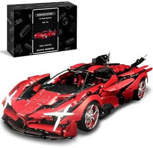 DOSCOR Apello EVO Sports Car Building Kit,1:8 Scale Technical Super Car Building Blocks Set for Adults,Men&Teens,Adult Collectible Model and Engineering Toy(3669+ Pcs)