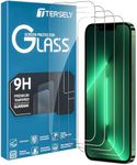 T Tersely [4 Pack] Screen Protector for Apple iPhone 13 / iPhone 13 Pro (6.1 inch), 9H Hardness Case Friendly Tempered Glass Film, Anti-Scratch HD Clear