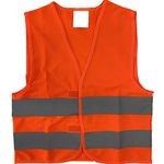 Jocon Kids High Visibility Reflective Orange Safety Vest for Costume Running Cycling Size S