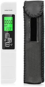 All New 2025 TDS Meter Digital Water Tester for Drinking Water, 4 in 1Portable Water Quality Tester with EC Temp Color Display, PPM Meter Water Tester for Aquarium Hydroponics Tap Water (White)