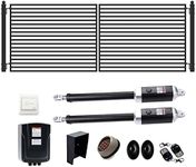 ALEKO 12x6 feet Milan Dual Swing Dr