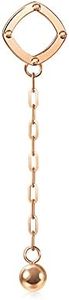 CHOW SANG SANG 18K Rose Gold MINTY Collection Bead Jewelry Accessory for Women 92538H [Not include the hoop] (Sold Single Not Pair)