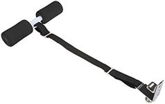 Sit Up Bar, Portable Fitness Exercise Bed Sit Up Bar for Weight Lose Abdominal Trainers Home Workout Sports Equipment (Black)