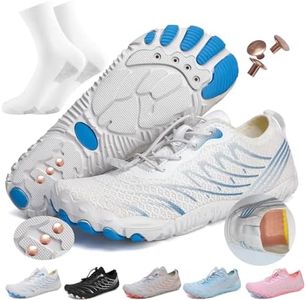AddBili Grounding Shoes. These Copper-Grounded Barefoot Shoes are Effectively grounding, Soft, and Comfortable 2- WHITE42