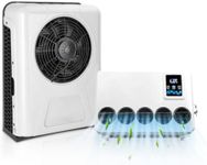 12V 10500BTU Universal Electric RV Truck Camper Van Air Conditioner New Energy electric Automotive Split Air Conditioner AC Unit 12V for truck, semi trucks, RV,Van ac（White)