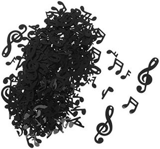 NUOBESTY 15G Musique Confettis Note Découpes Noir Notes de Musique pour Festival Concert Partie Considérant Réception D' Anniversaire Décoration De Table