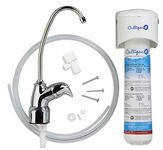 Culligan US-EZ-3 EZ-Change Undersink Drinking Water Filtration System with Dedicated Faucet, Advanced 500 Gallon Filter Included