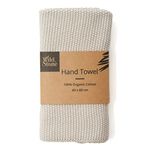 Wild & Stone | Organic Cotton Hand Towel Kitchen Towel | Perfect For Around The Home | Eco Hand Towels (Beach Sand)