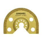 Dremel MM501 1/16-Inch Oscillating Multitool Blade for Grout Removal, Fast Cutting Carbide Accessory - Universal Quick- Fit Interface Fits Bosch, Makita, Milwaukee, and Rockwell