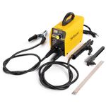 Sefaspe Stick Welder,MMA Welding Machine 110V 120A IGBT Inverter Synergic Control Portable Welder Machine with Hot Start, Arc Force, Anti-Stick, Handheld Welder Gun for Beginner,Welding Rod 6013 3/32