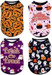 PET SHOW 4 Pack Halloween Dog Shirt