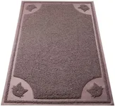 Mr. Pen- Large Cat Litter Mat, 23”x 35”, Brown Cat Litter Box Mat, Cat Litter Mat Litter Trapping Mat, Cat Mats for Litter Large, Litter Mat for Litter Box, Large Litter Mat