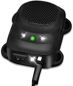 Car Rodent Repellent Ultrasonic Under Hood Animal Repeller Mouse and Rat Deterrent with LED Strobe – Engine Bay Pest Control Device for 12V 24V Vehicle, Automobile, Truck, RV