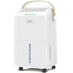 Dehumidifier, 16L/Day, Quiet Dehumidifiers for Home, Low Energy Consumption, 3L Large Water Tank, Laundry Mode, Sleep Mode, Real-Time Humidity Indicator Light, For Laundry Room, Bedroom, Basement