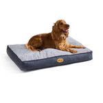 Silentnight Ultrabounce Dog Bed - Soft Medium Dog Pet Bed Pillow Mattress for Crate - Easy Clean, Machine Washable and Non-Slip Base - Grey Medium 75 x 50 x 11 cm