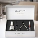 STARTIPS 6-in-1 Cuticle Remover Kit | Nail Care Manicure Set with Cuticle Softener, Oil Pen, Cuticle Pusher & Cutter | Stainless Steel Tools | Salon-Quality Nail Care at Home
