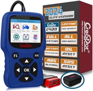 Creator C420 OBD2 Scanner for BMW Mini Full Systems OBD-II Diagnostic Tool with Battery Registration Oil Reset CBS Reset ABS SRS OBD Scan Tool Code Reader [New Version Update of C110+ C310+ C410]