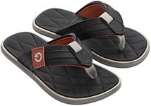 CARTAGO Malta IV Kid's Thong Sandals, Grey/Black/Red, 9