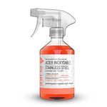 PureNature Stainless Steel Cleaner - Biodegradable & Safe - Protects, Cleans and Polishes Metal Surfaces - 500 ml