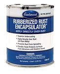 Eastwood Black Rubberized Rust Encapsulator Quart Prevents Rust Corrosion Epoxy Fortified Low VOC Formula