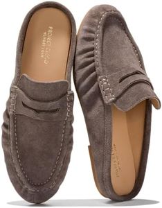 Project Cloud 100% Genuine Leather Penny Loafers for Women Footwear(Becker)