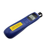 QIIRUN Optical Power Meter, -70~+10dBm Fiber Optic Meter with 6 Calibrated Wavelengths, High Accuracy and Lightweight