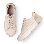 U.S. POLO ASSN. Womens Lydia 2.0 Nude Sneakers-(UK6)(US7)(1FD24598A03)