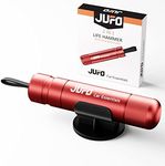 JUFO Car Escape Tool with Seat Belt Cutter Quick Emergency Window Breaker Escape Safety Hammer (Red)