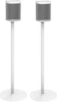 ynVISION Floor Stand Compatible with Sonos One, One SL, and Play:1 Speaker | 2 Pack | Pair (White)