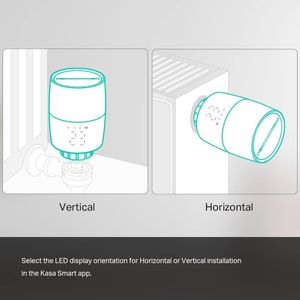 TP-Link Kasa Smart Radiator Valve – WiFi Thermostatic Heating Control