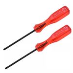 2 Pack - Red Triwing Y & Posi Cross + Screwdrivers, Compatible with Nintendo Wii DS Gameboy Wii U DSi XL