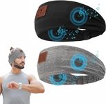 Bluetooth Beanie Hat Men Women Gifts, Bluetooth 5.0 Wireless Music Beanie with Detachable Built-in Mic, Idea Gifts for Men/Women Outdoor Sports Valentines Day