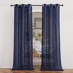 NICETOWN Linen Sheer Curtains for B