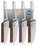 DALSTRONG Steak Knives Set of 4-5" - Crusader Series - Forged High-Carbon German Stainless Steel - w/Magnetic Sheath - NSF Certified