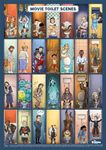 Mr. Troove - Movie Toilet Scenes - A2 Poster - Guess the Films in the Picture: WC Edition - Bathroom Wall Art for Film Lovers - Funny Gift Idea