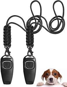 TODREMOU Hundepfeife Rütter Rückruf-Hundepfeifen Hochfrequenz Klicker Hundeklicker Set Clicker Hundetraining Clickertraining