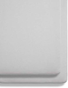 2 Pack Crib Fitted Sheets 44 x 80cm – Grey – Light, Breathable & Luxurious Jersey Cotton Made to Last & Designed to Fit SnüzPod Bedside Cribs