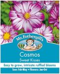 Mr Fothergill?s Seeds Ltd 17922 Flower Seeds, Cosmos Sweet Kisses, Pink & White